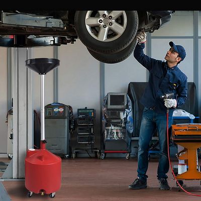 4 gietmachines het Afvoerkanaaltank van de 18 Gallon Regelbare Draagbare Olie
