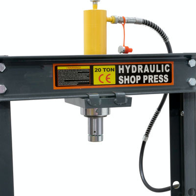 Industriële 120mm Slagcilinder Hydraulische 20 Ton Shop Press With Gauge