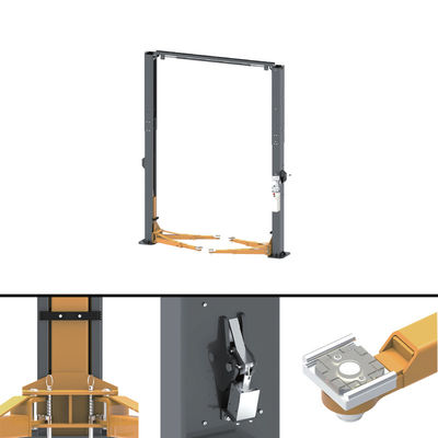 5500kg Two-Post Lift: 1980mm Height, 2-Stage Column+Direct-Cyl for Heavy Truck/Bus Repair